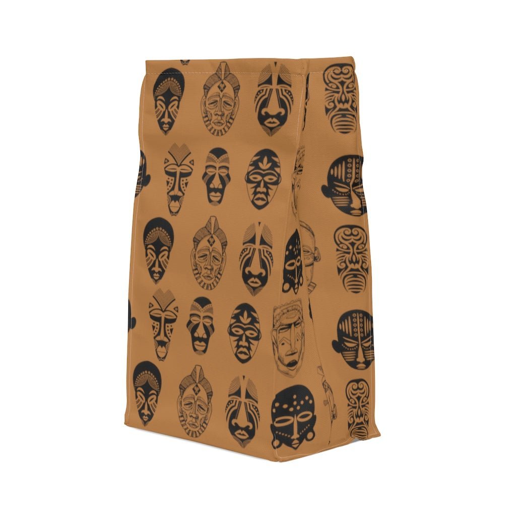 African Masks Lunch Bag - The Trini Gee