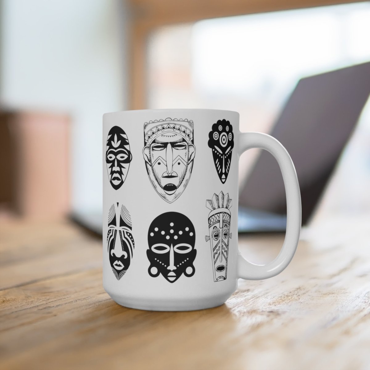 African Masks Mug - The Trini Gee