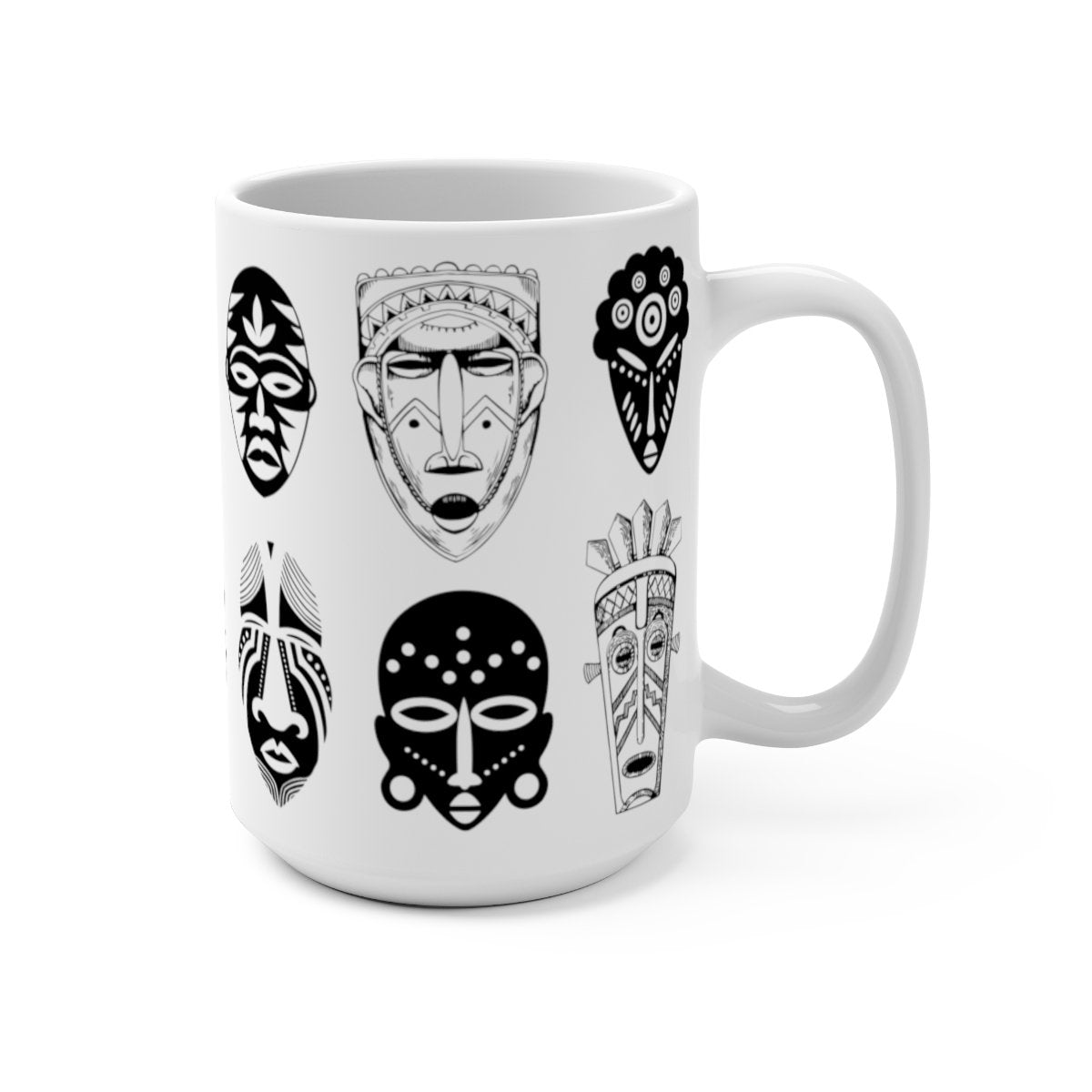 African Masks Mug - The Trini Gee