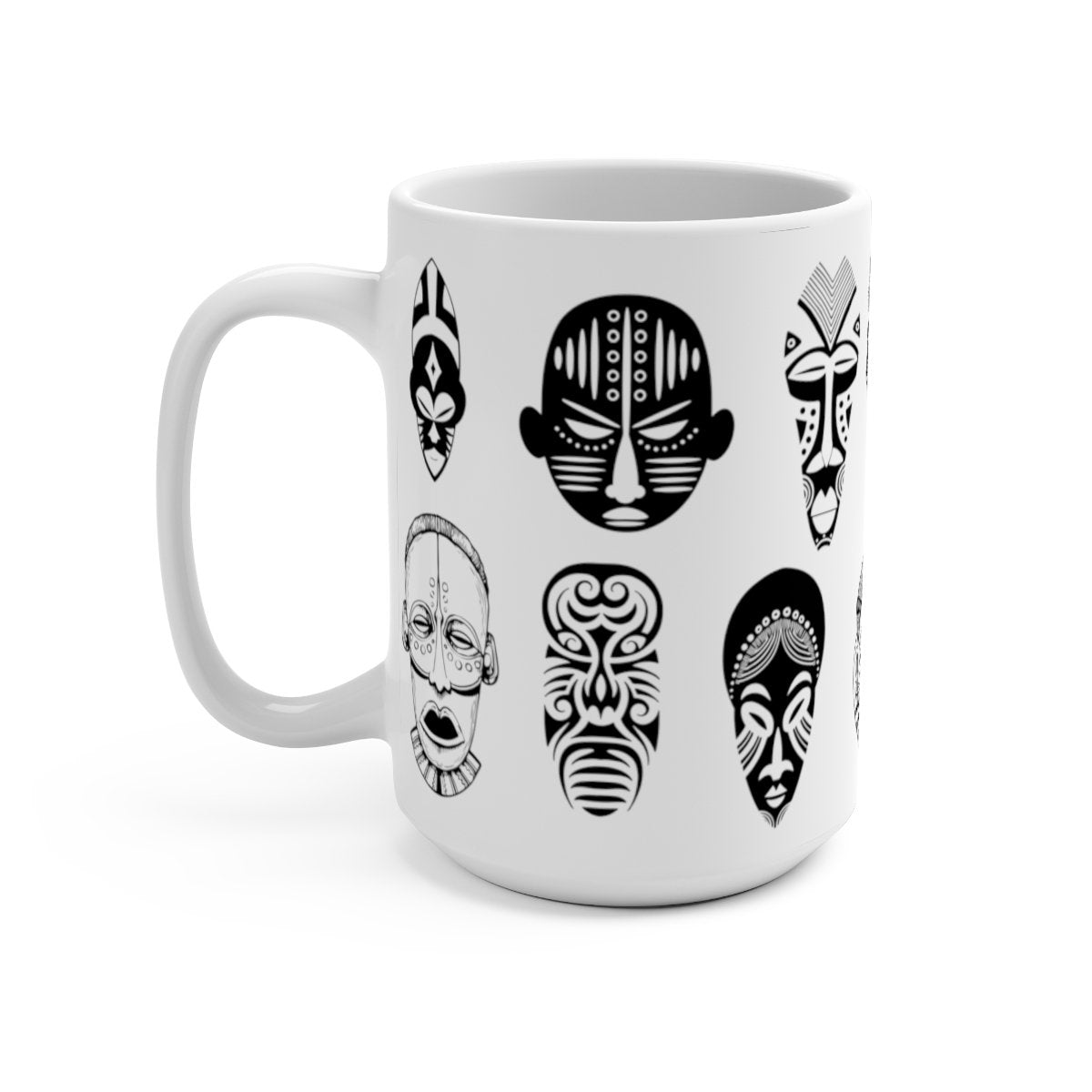 African Masks Mug - The Trini Gee