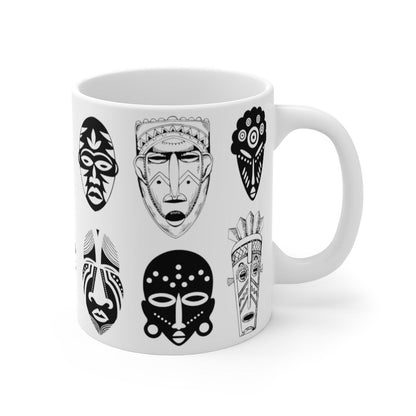 African Masks Mug - The Trini Gee
