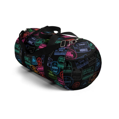 African Passport Stamps Duffel Bag - The Trini Gee