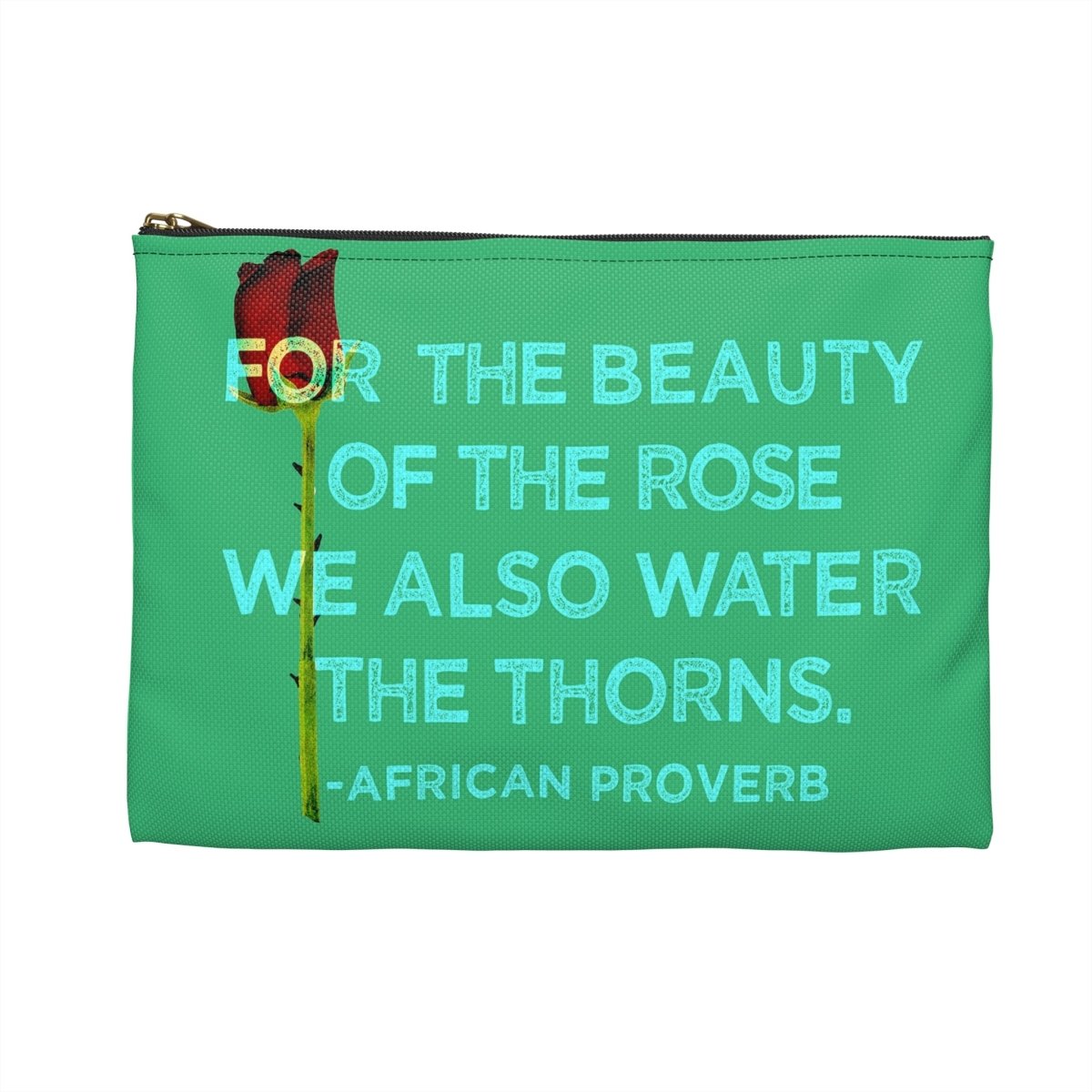 African Proverb Pouch - The Trini Gee