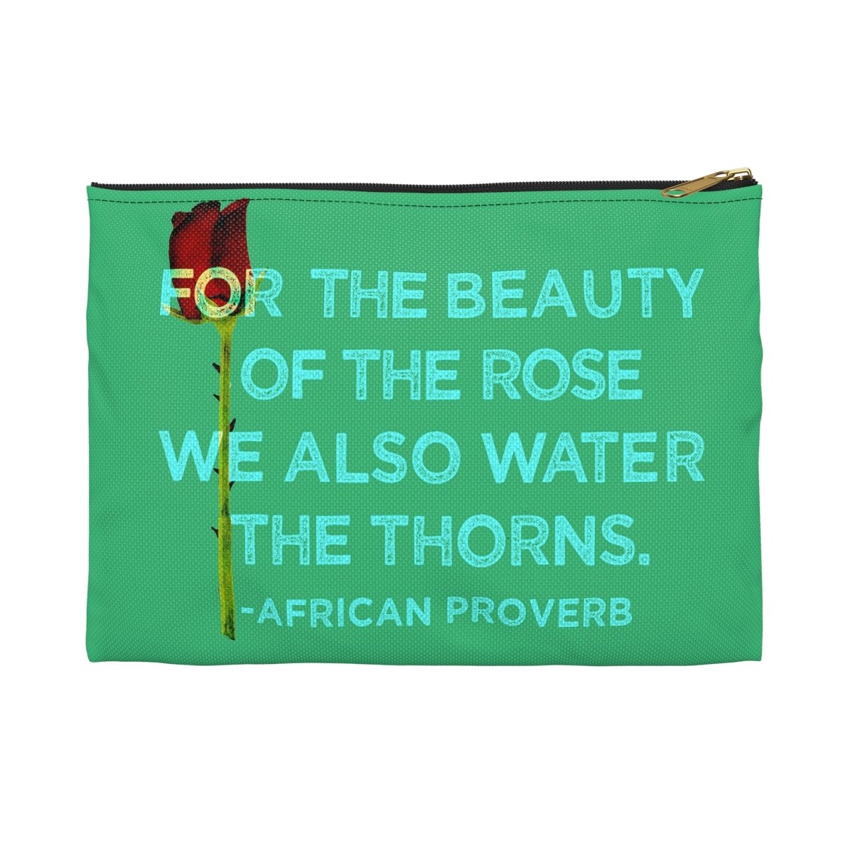 African Proverb Pouch - The Trini Gee