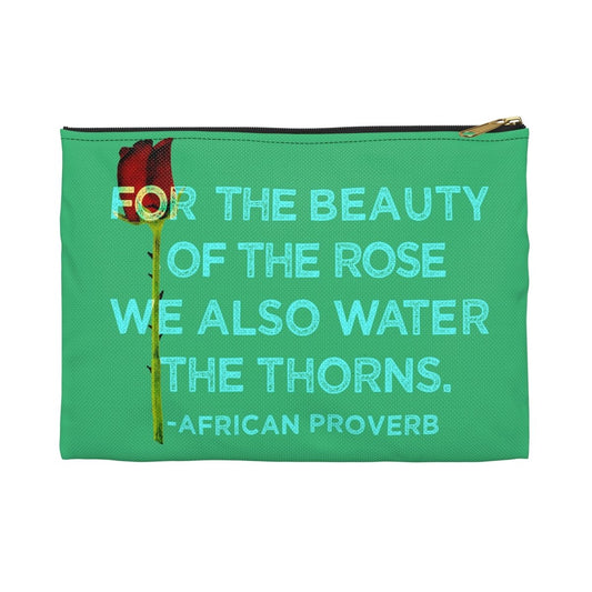 African Proverb Pouch - The Trini Gee