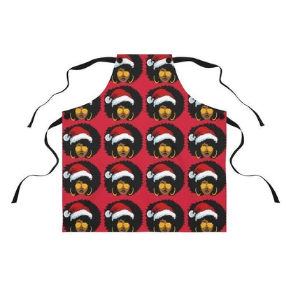 Afro Christmas Apron - The Trini Gee