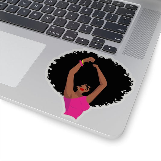 Afro Girl Sticker - The Trini Gee