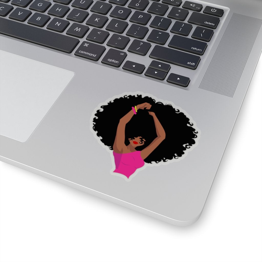 Afro Girl Sticker - The Trini Gee