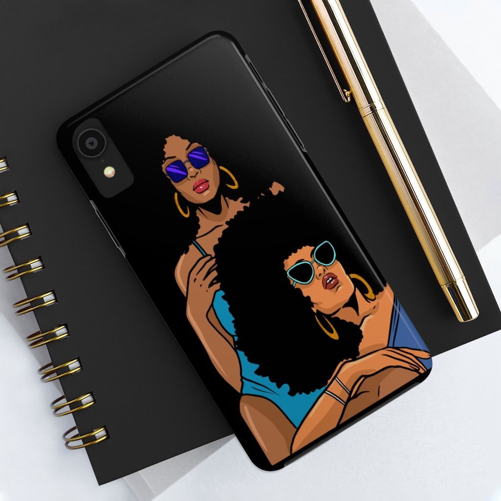 Afro Girls Phone Case - The Trini Gee