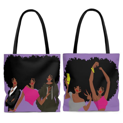 Afro Girls Tote - The Trini Gee