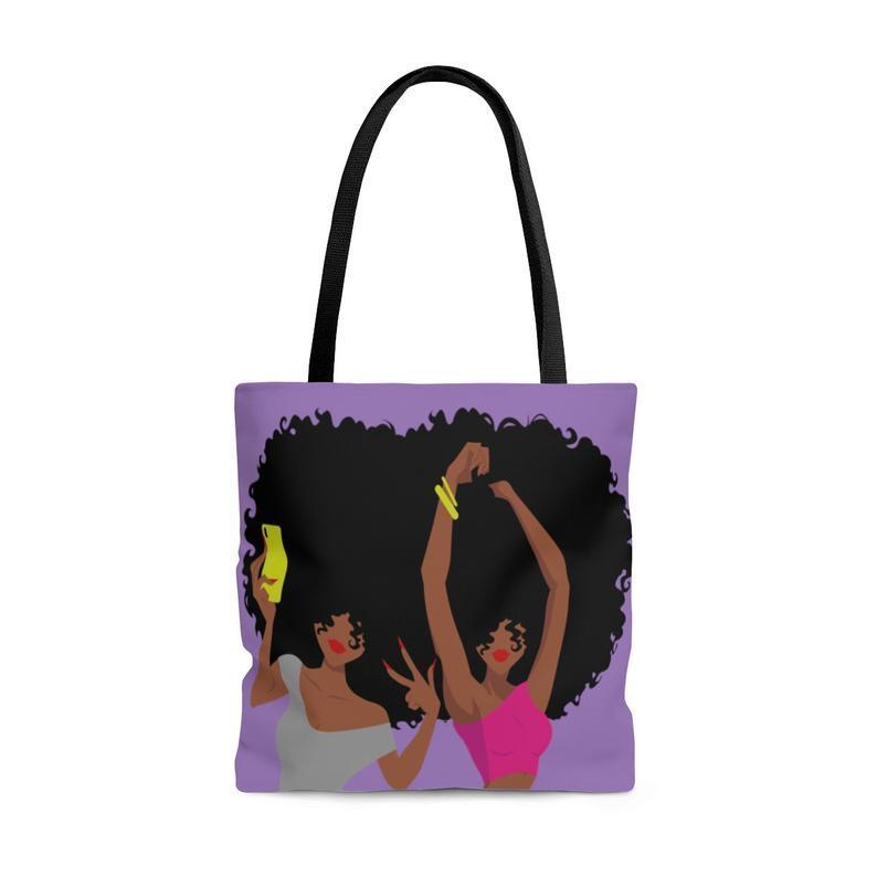 Afro Girls Tote - The Trini Gee