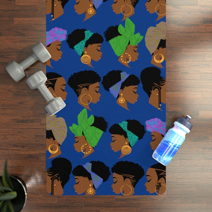 Afro Headwraps Yoga Mat - The Trini Gee