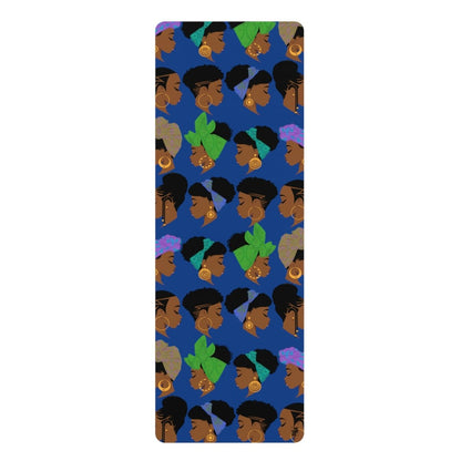 Afro Headwraps Yoga Mat - The Trini Gee