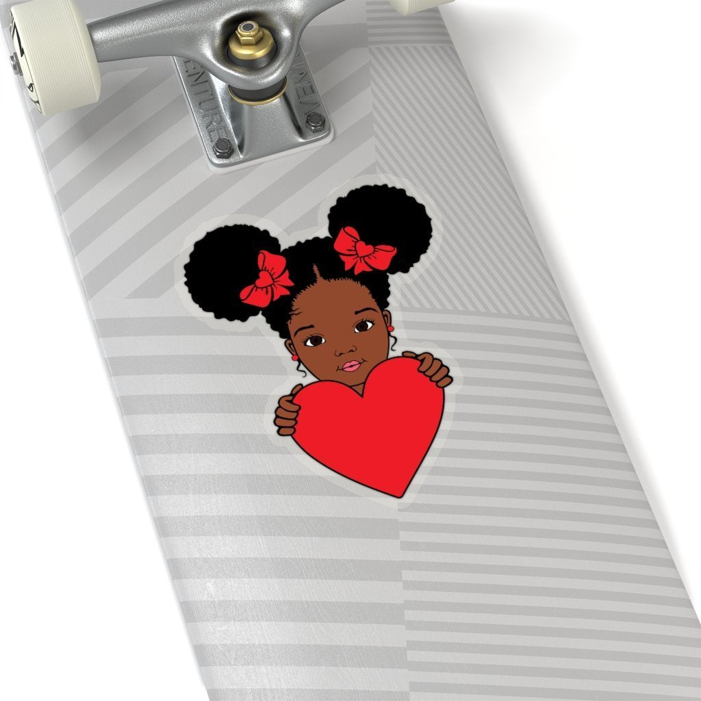 Afro Puffs Love Sticker - The Trini Gee