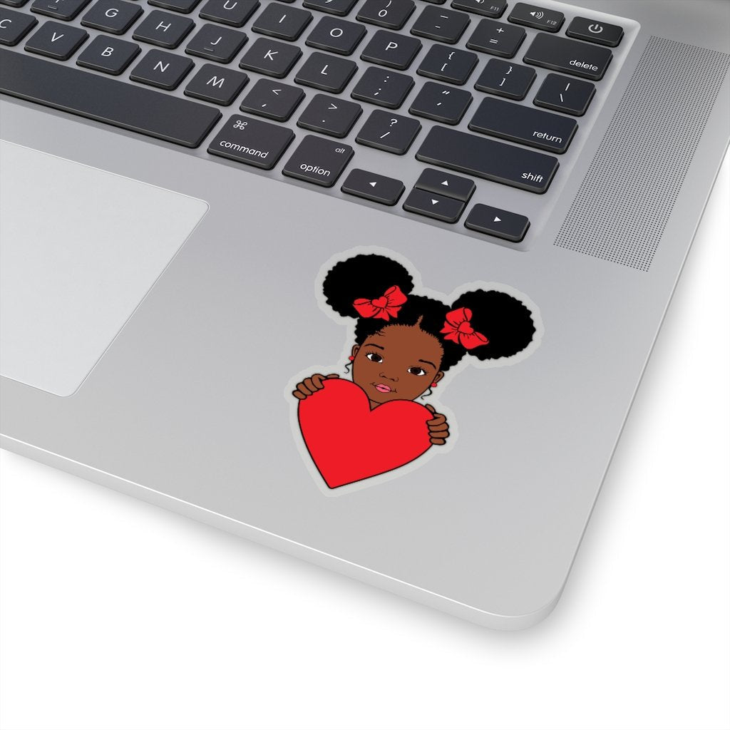 Afro Puffs Love Sticker - The Trini Gee