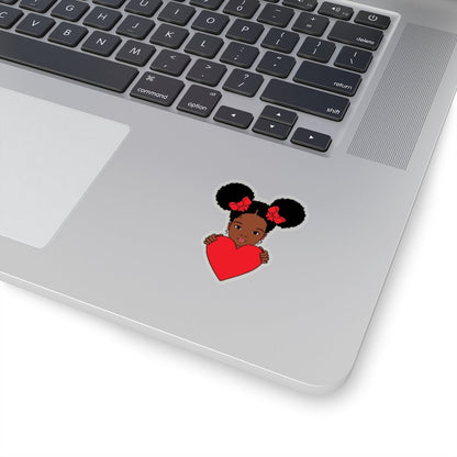 Afro Puffs Love Sticker - The Trini Gee
