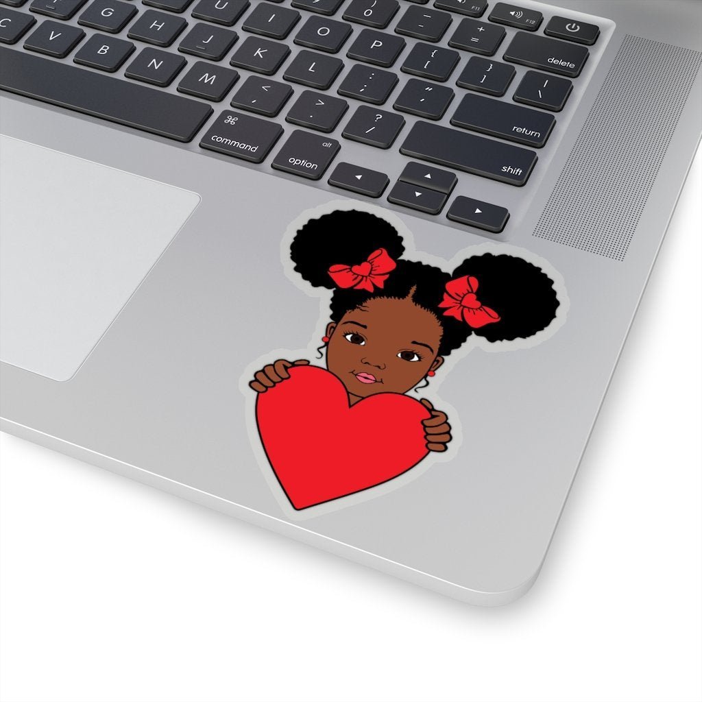 Afro Puffs Love Sticker - The Trini Gee