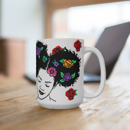 Afro Puffs Mug - The Trini Gee