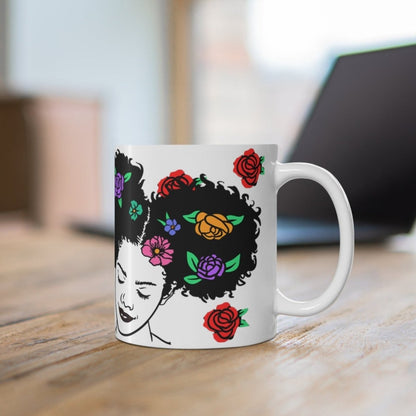 Afro Puffs Mug - The Trini Gee