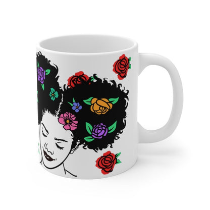 Afro Puffs Mug - The Trini Gee
