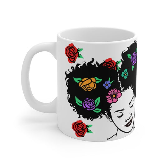 Afro Puffs Mug - The Trini Gee