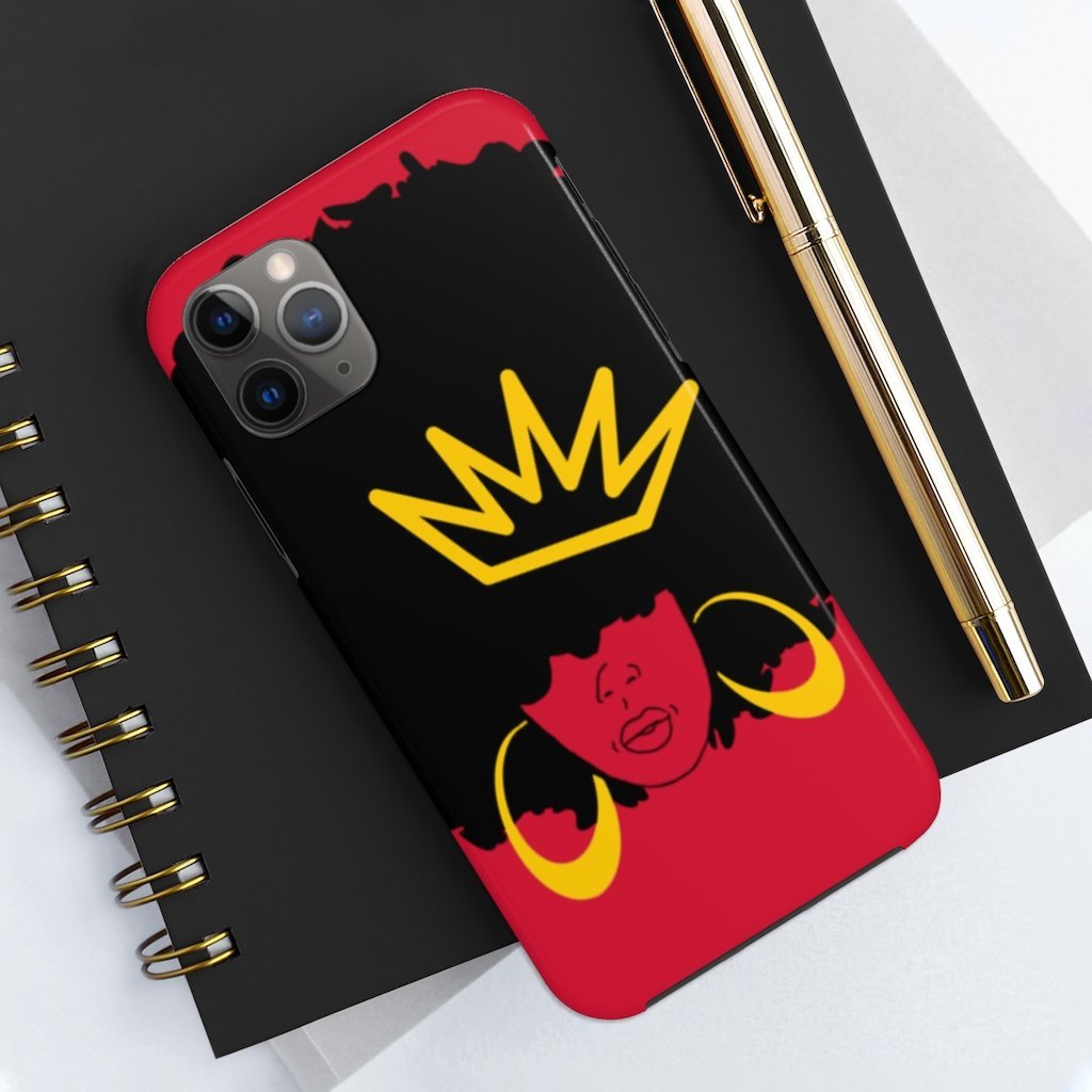 Afro Queen iPhone Case - The Trini Gee
