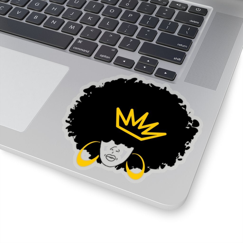 Afro Queen Kiss-Cut Stickers - The Trini Gee