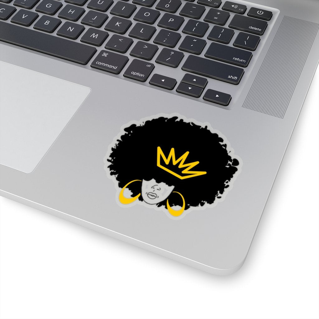 Afro Queen Kiss-Cut Stickers - The Trini Gee