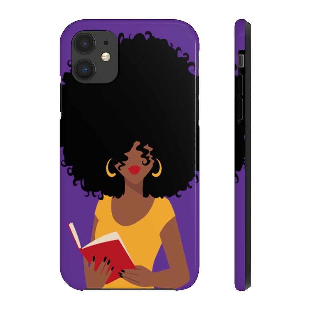 Afro Reader Phone Case - The Trini Gee