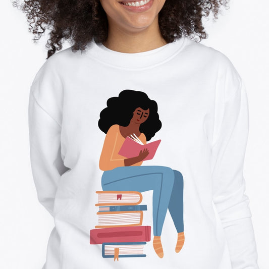 Afro Reader Sweatshirt - The Trini Gee