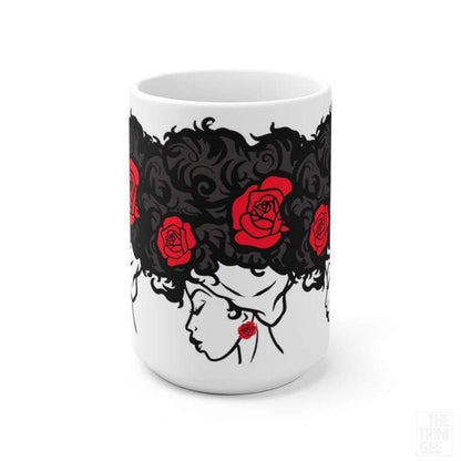 Afro Roses Mug - The Trini Gee