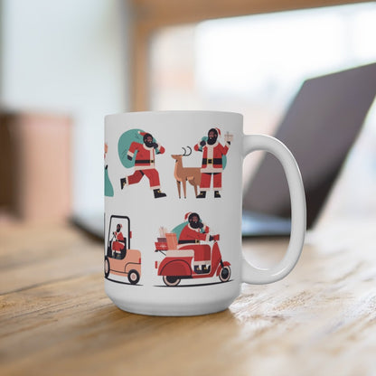 Afro Santa Claus Mug - The Trini Gee