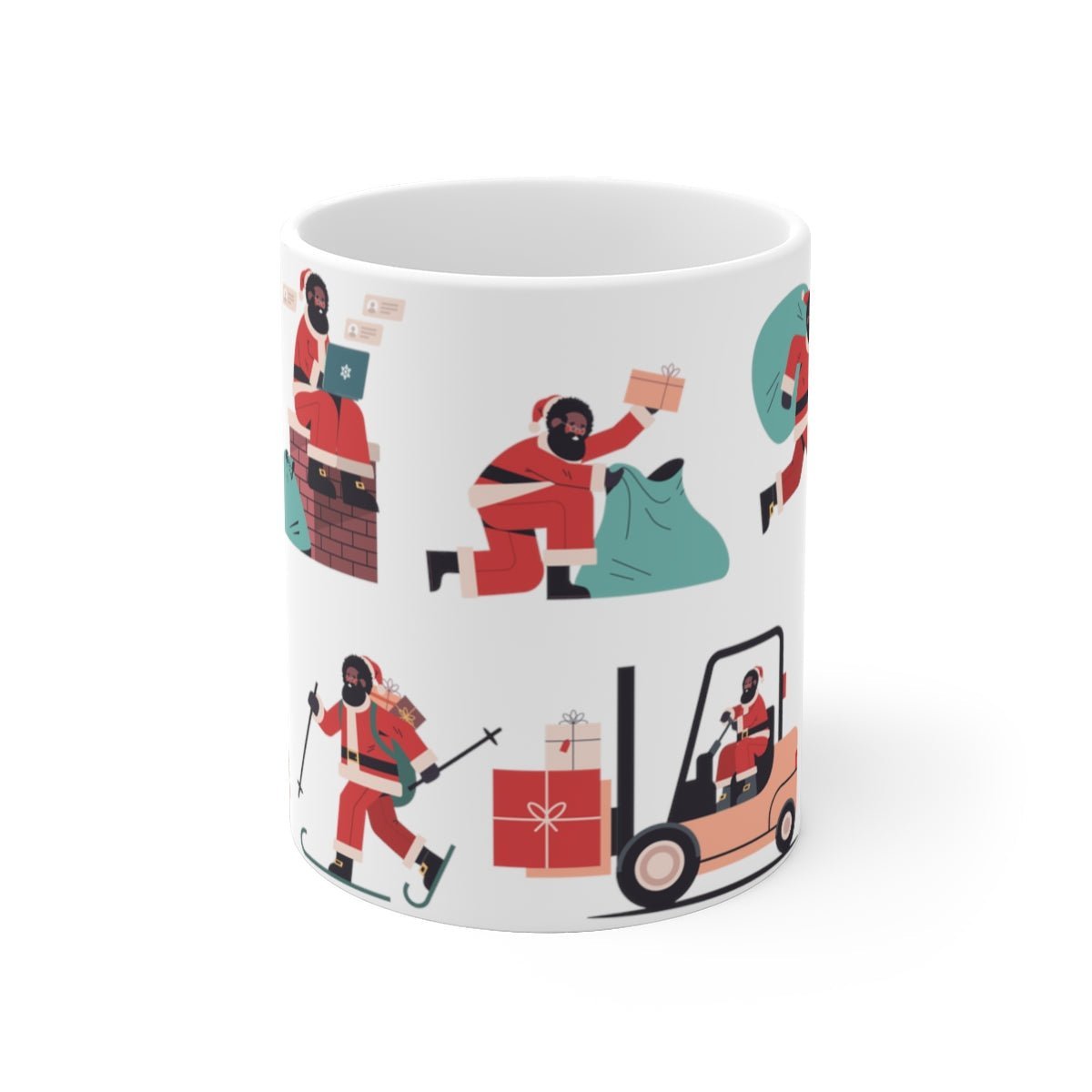 Afro Santa Claus Mug - The Trini Gee