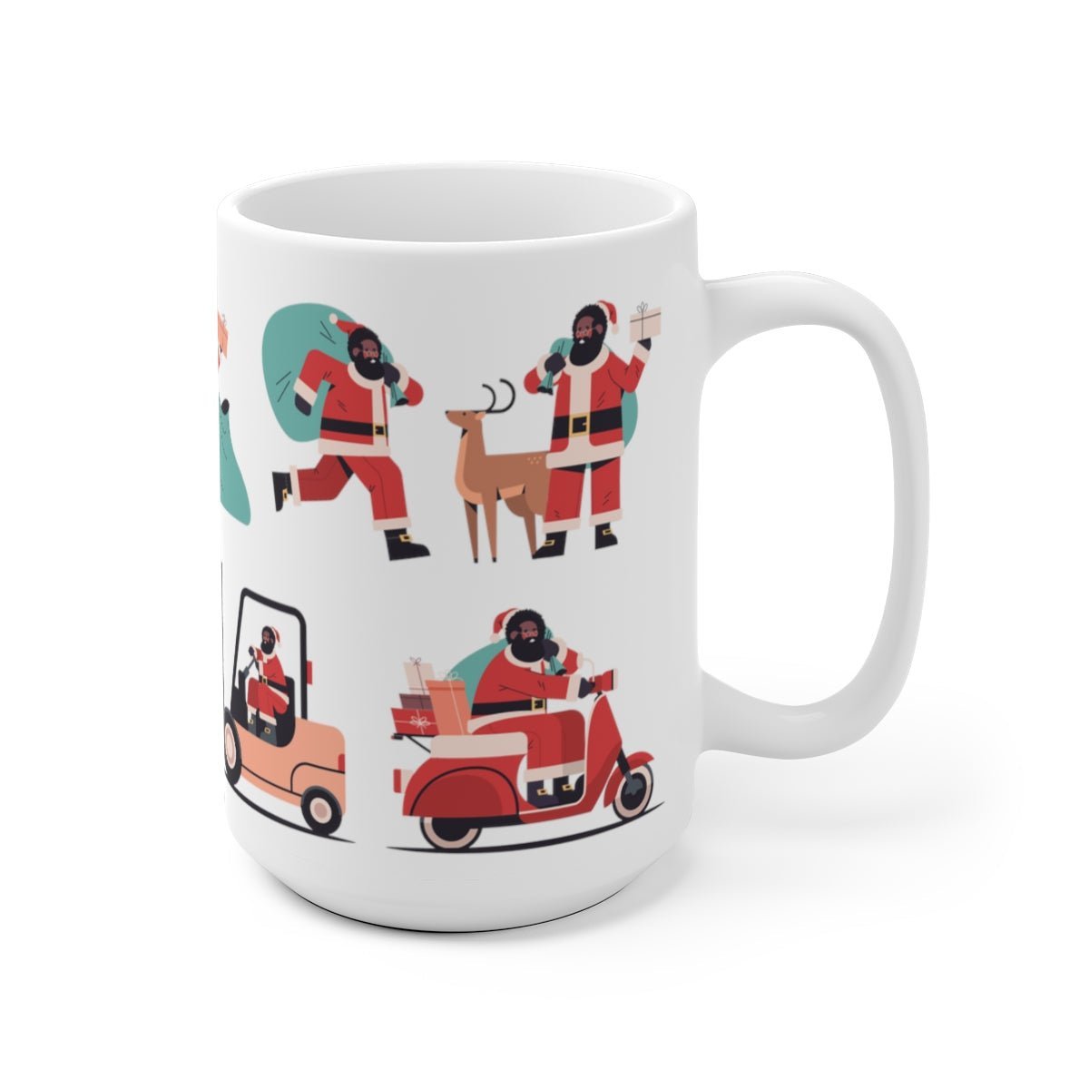Afro Santa Claus Mug - The Trini Gee