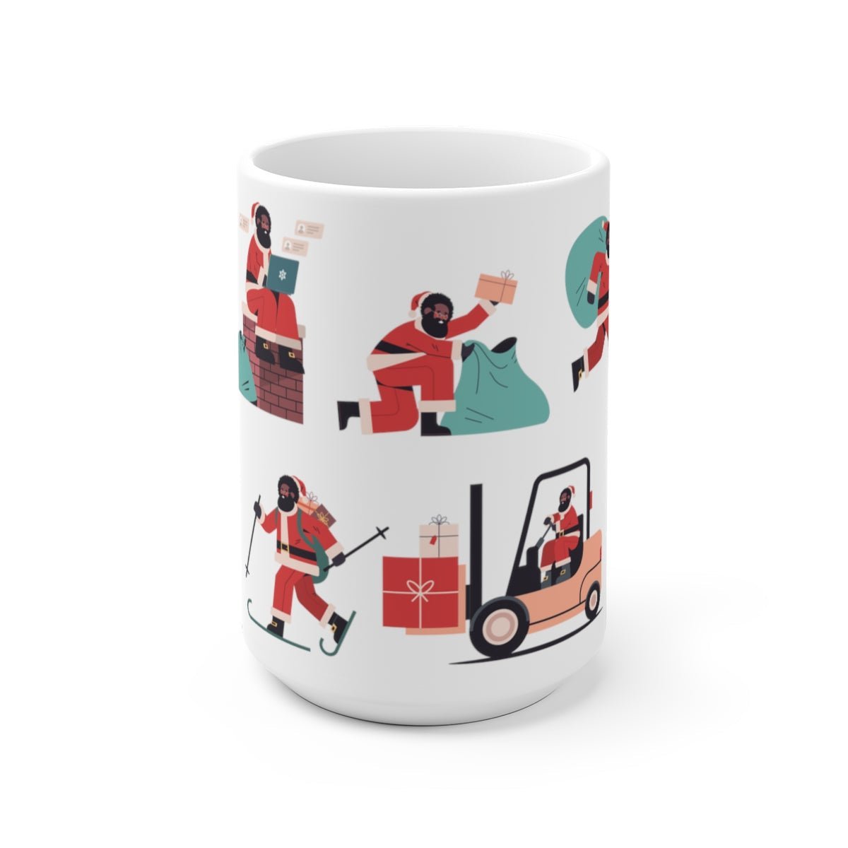 Afro Santa Claus Mug - The Trini Gee