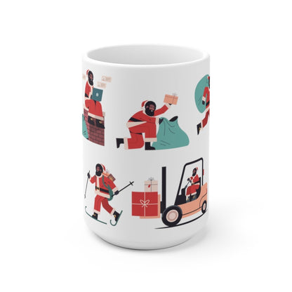 Afro Santa Claus Mug - The Trini Gee