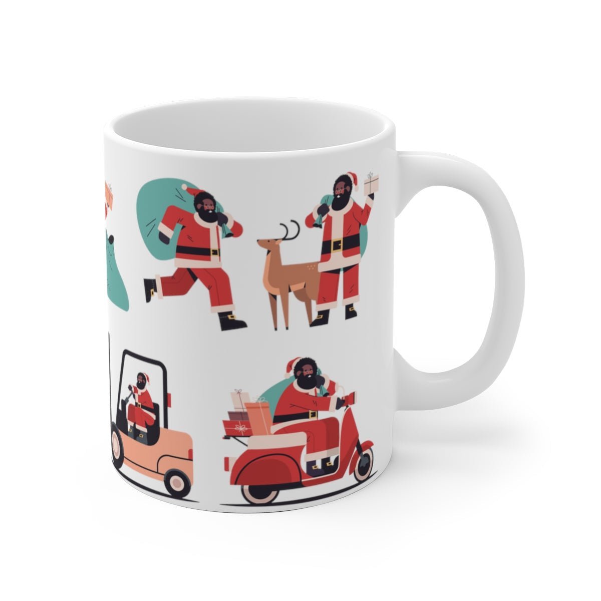 Afro Santa Claus Mug - The Trini Gee
