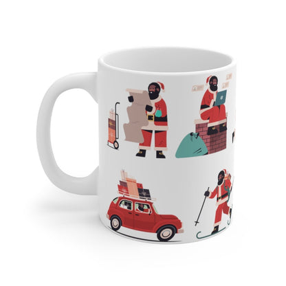 Afro Santa Claus Mug - The Trini Gee