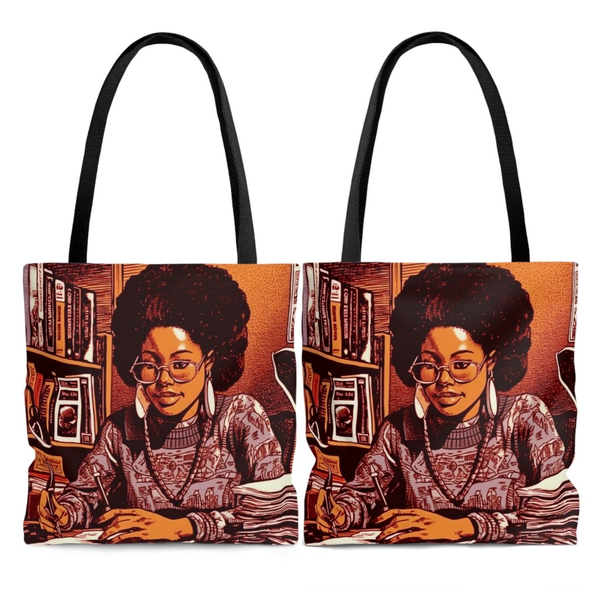 Afro Scholar Tote Bag - The Trini Gee