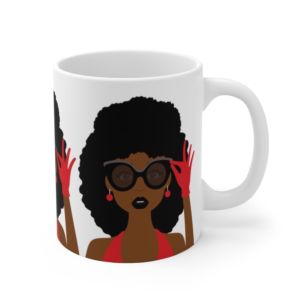 Afro & Sunglasses Mug - The Trini Gee