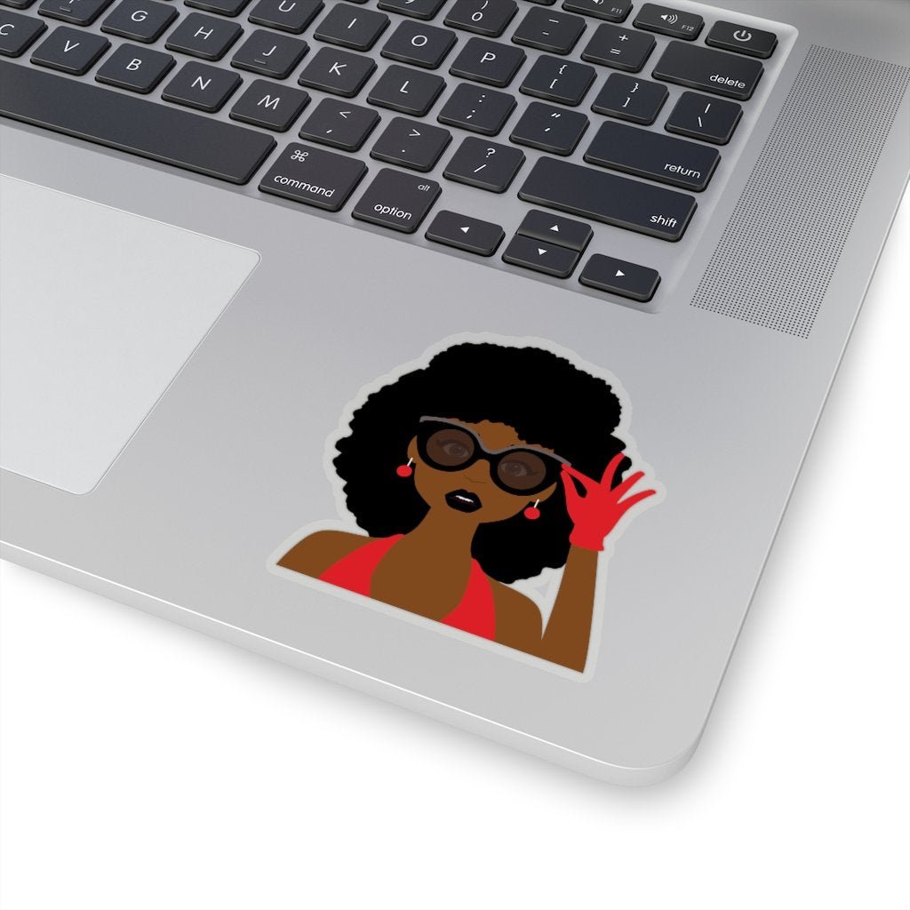 Afro Sunglasses Sticker - The Trini Gee