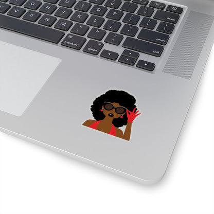Afro Sunglasses Sticker - The Trini Gee