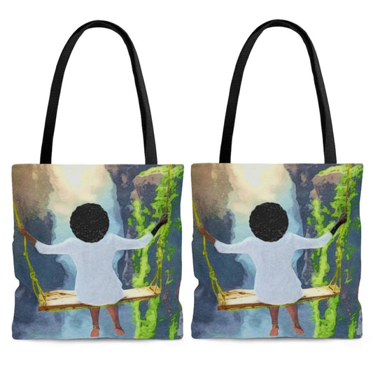 Afro Swing Tote Bag - The Trini Gee