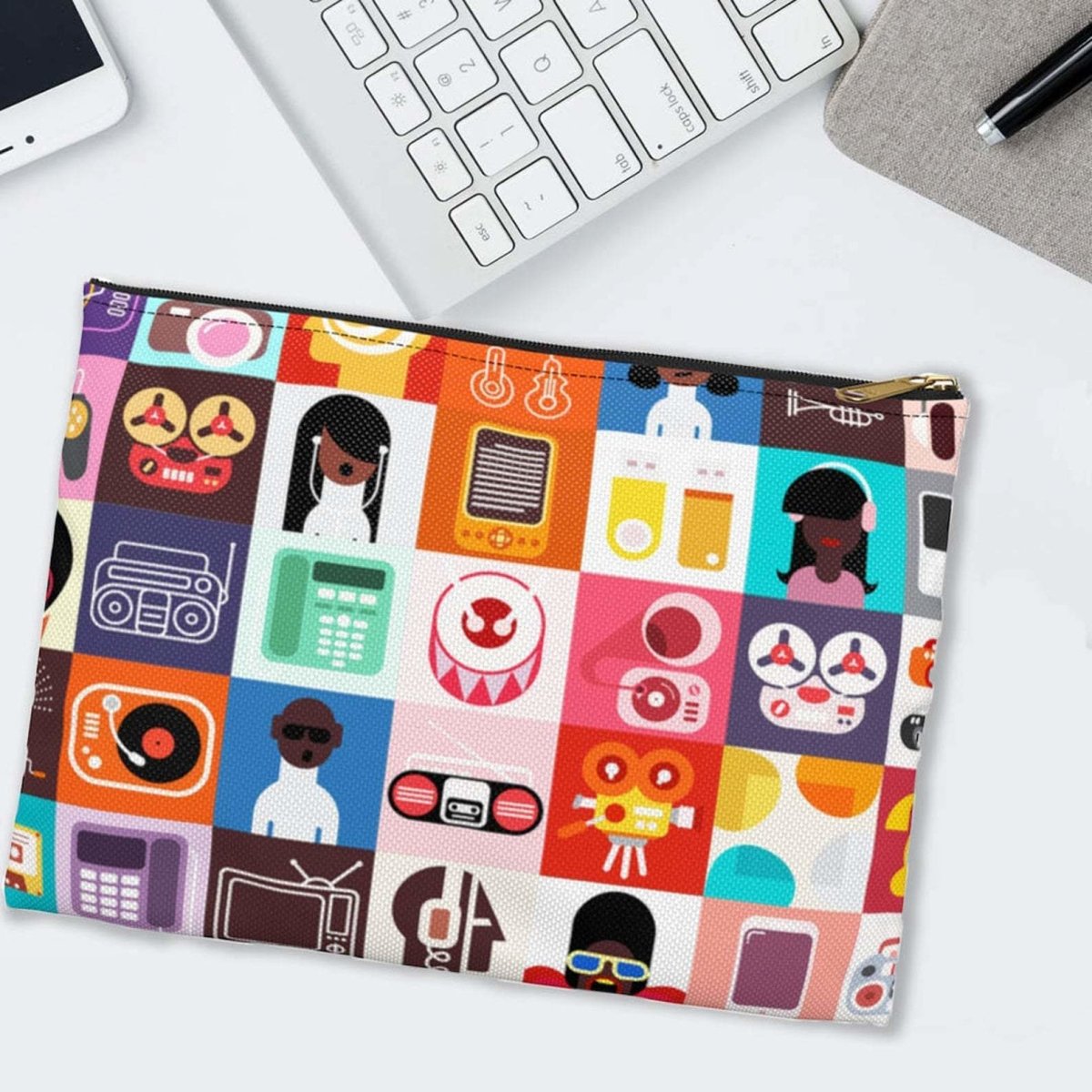 Afro Tech Pouch - The Trini Gee