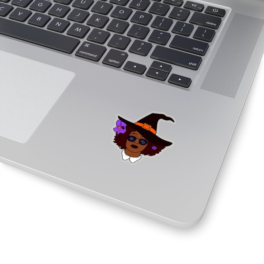 Afro Witch Sticker - The Trini Gee