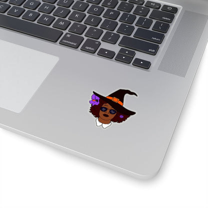 Afro Witch Sticker - The Trini Gee