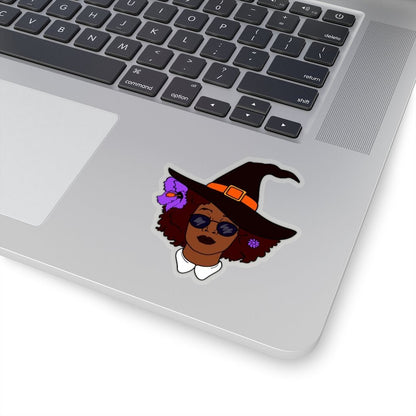 Afro Witch Sticker - The Trini Gee