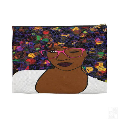 Afro Woman Pouch - The Trini Gee