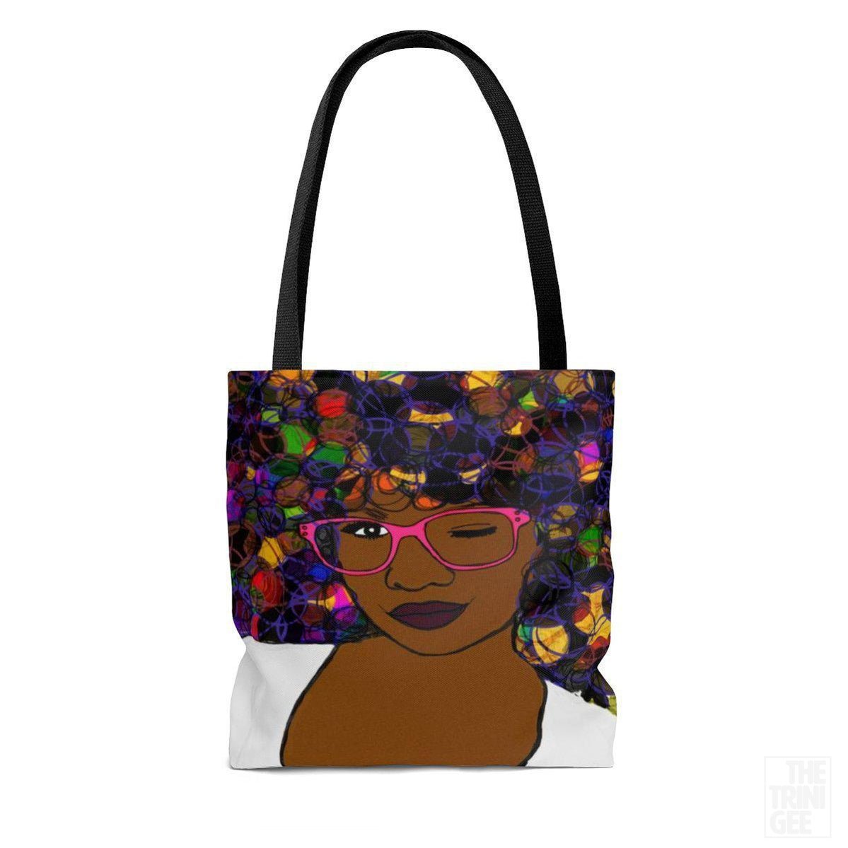 Afro Woman Tote Bag - The Trini Gee