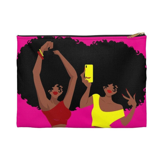 Afro Women Pouch - The Trini Gee